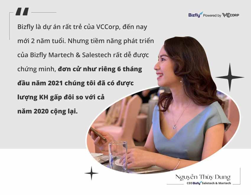 CEO Bizfly Martech & Salestech Nguyễn Thùy Dung: “Niềm say mê với những bài toán khó mới có thể làm nên sản phẩm dẫn đầu thị trường” - 1