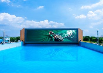 Màn hình LED Samsung xác lập kỷ lục tại công viên nước The Amazing Bay - 1