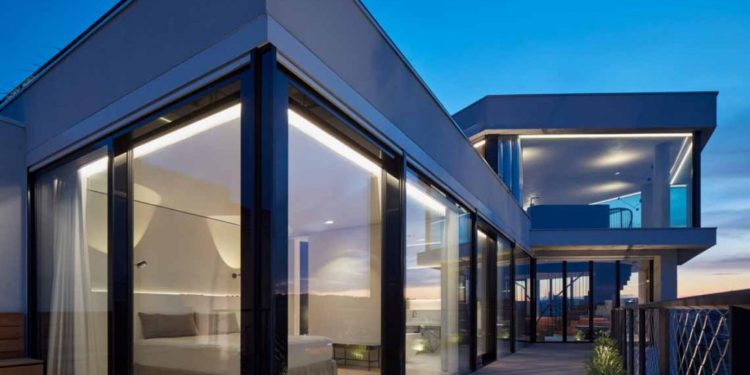 Penthouse in Prague: Ánh sáng đô thị