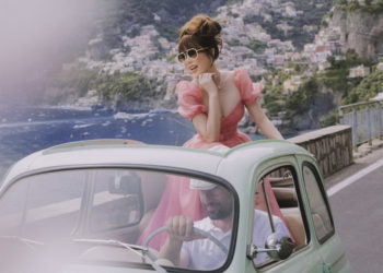 Lý Nhã Kỳ bên bờ biển Positano nước Ý với gu thời trang cổ điển 7