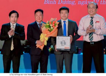 Giải thưởng 100 triệu đồng tại giải Marathon Quốc tế thành phố Mới Bình Dương