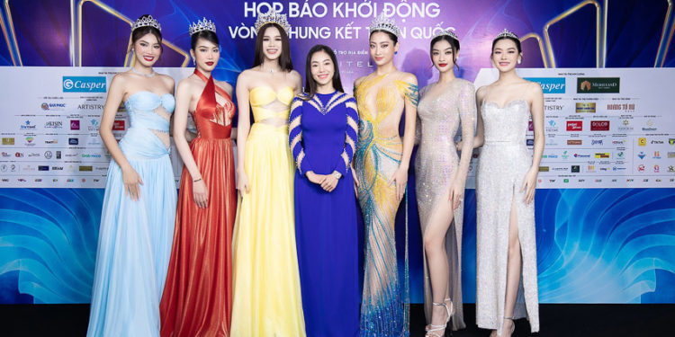“Bữa tiệc màu sắc” đầy rực rỡ của dàn Hoa Á hậu tại thảm đỏ họp báo Miss World Vietnam 2022