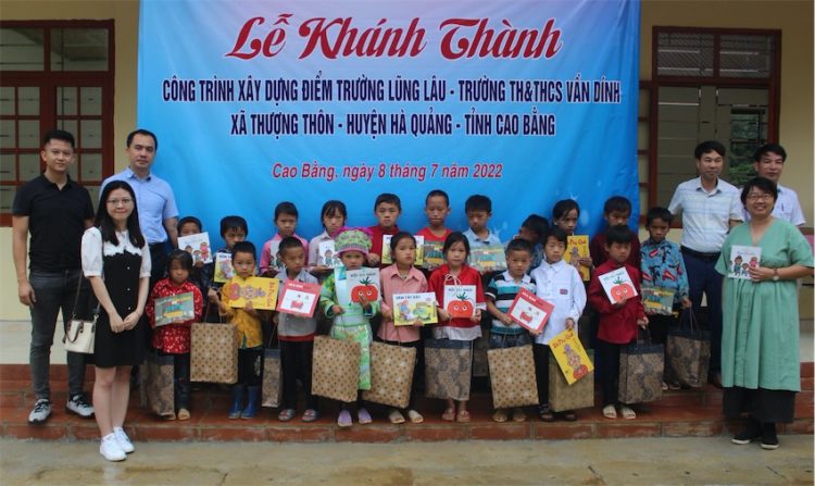 Quỹ Toyota Việt Nam hỗ trợ xây dựng điểm trường cho trẻ em vùng cao tỉnh Cao Bằng