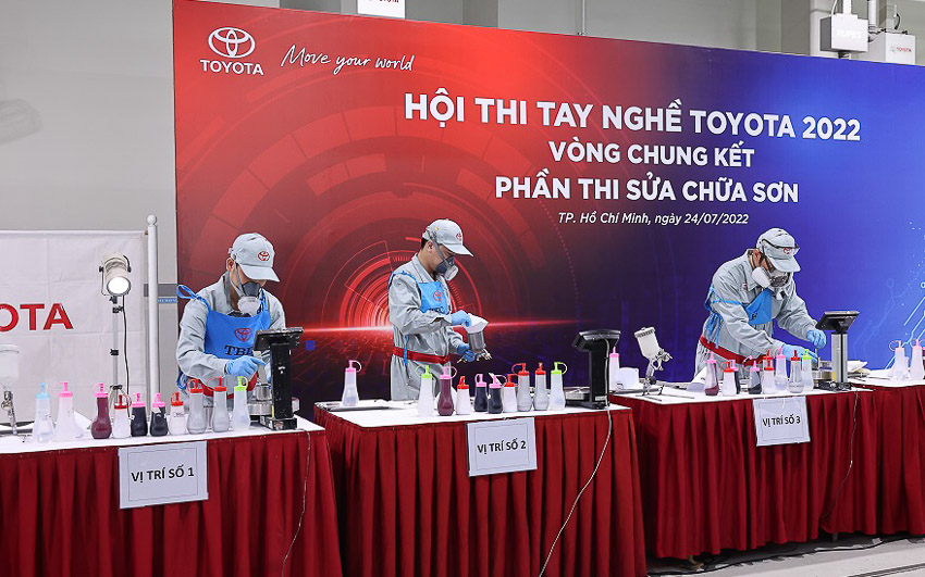 Hội thi tay nghề Toyota 2022 cho đại lý trên toàn quốc