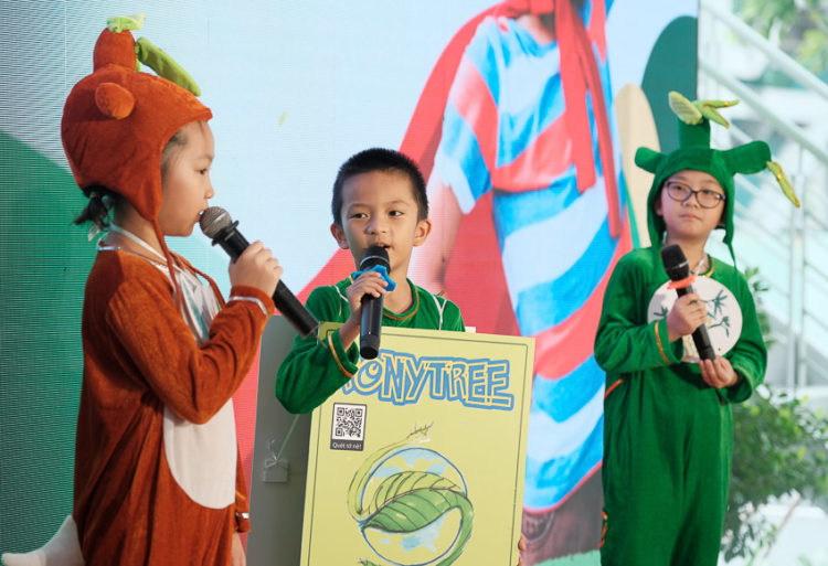 Trẻ em chung tay bảo vệ màu xanh trái đất với nhiều dự án sáng tạo