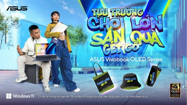 ASUS mang đến loạt laptop Vivobook OLED đa dạng cho sinh viên mọi khối ngành năm học mới