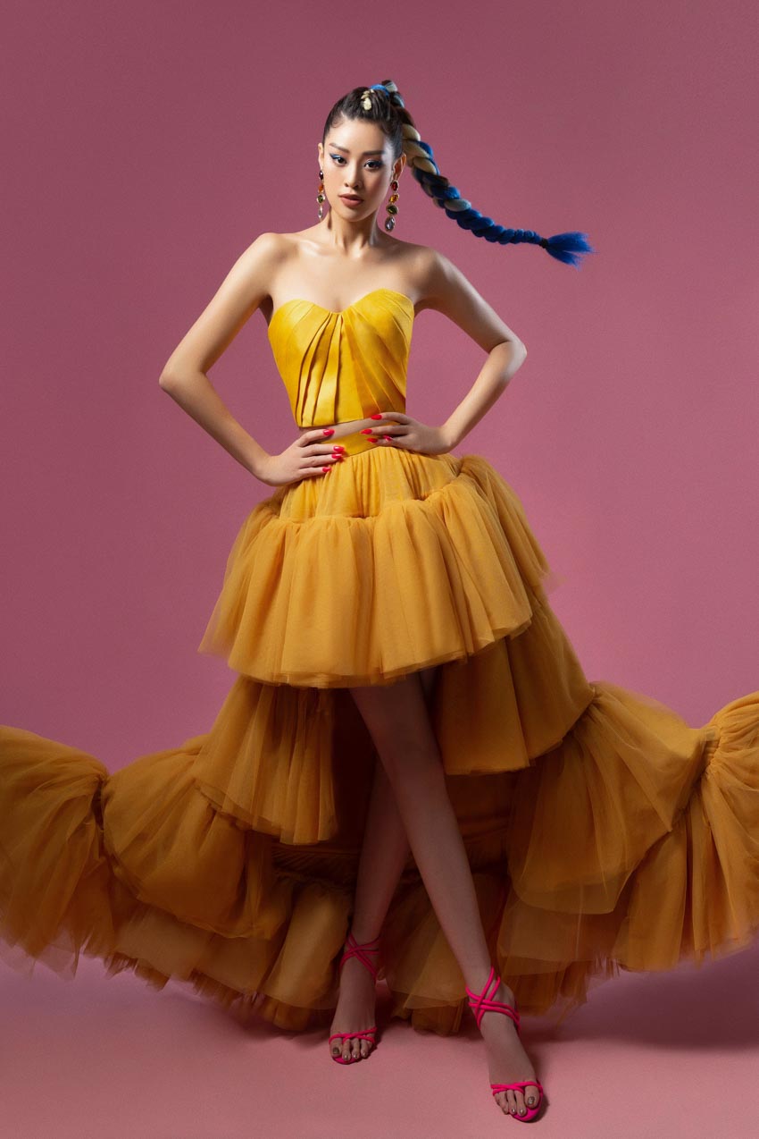 Hoa hậu Khánh Vân biến hoá nhiều hình ảnh thời trang với cảm hứng từ màu sắc - 6