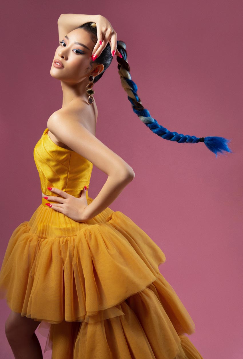 Hoa hậu Khánh Vân biến hoá nhiều hình ảnh thời trang với cảm hứng từ màu sắc - 7