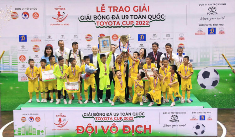 Kết quả giải bóng đá U9 toàn quốc Toyota Cup 2022