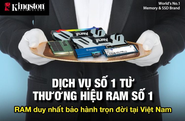 Dịch vụ số 1 từ thương hiệu DRAM & SSD số 1