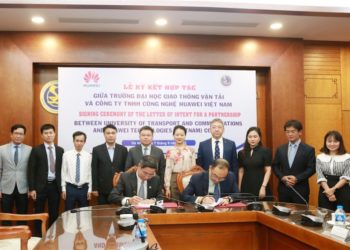 Lễ ký kết giữa Huawei Việt Nam và Đại học Giao thông Vận tải