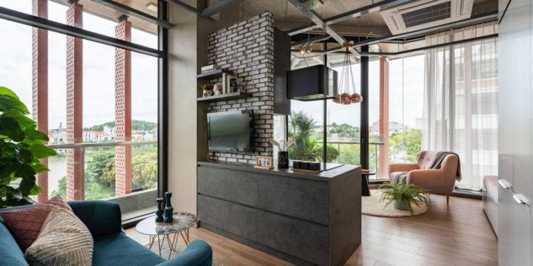 'Đảo bếp' cho căn hộ Studio ấn tượng