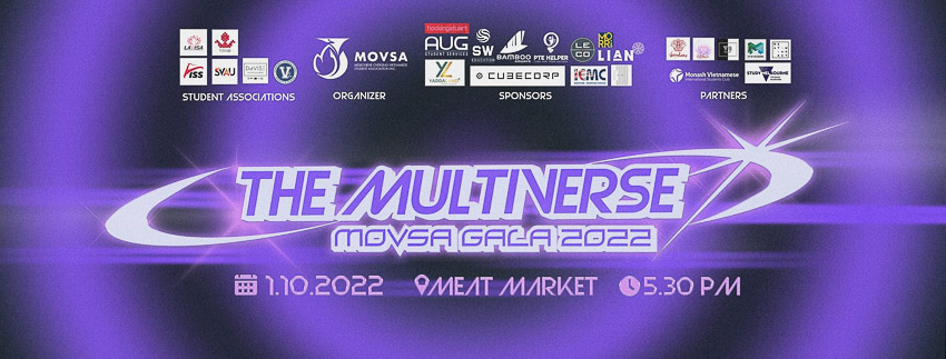 Poster đêm chung kết MOVSA GALA 2022