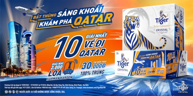 Tiger Crystal tung ưu đãi 'Bật thùng sảng khoái, khám phá Qatar' - 1