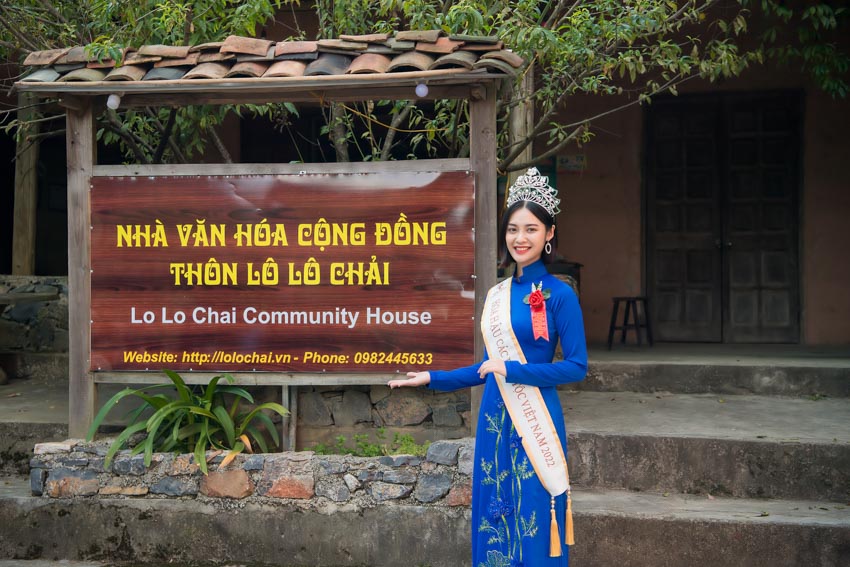 Hoa hậu Nông Thuý Hằng khởi đầu hành trình khuyến học tại Hà Giang - 4