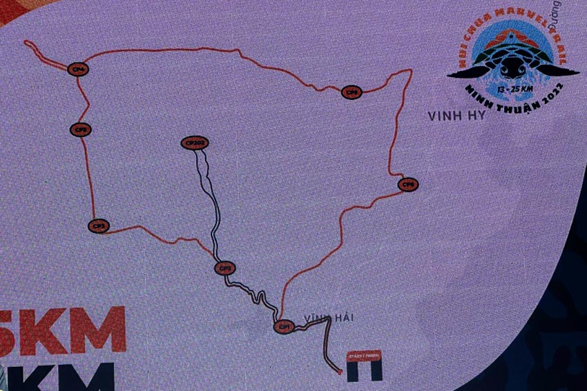 Vườn quốc gia Núi Chúa điểm chạy  địa hình Quốc Tế Marvel Trail Ninh Thuận 2022 - 2