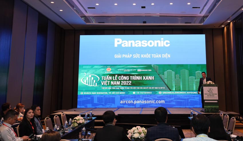 Panasonic Việt Nam giới thiệu giải pháp chất lượng không khí tại Tuần lễ Công trình xanh Việt Nam 20223