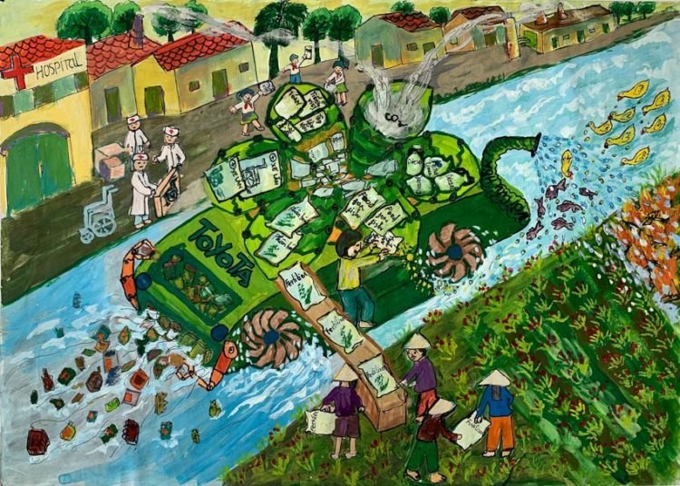 Cuộc thi Vẽ tranh Quốc tế Toyota 'Chiếc ô tô mơ ước' năm 2022 chính thức khởi động - 3