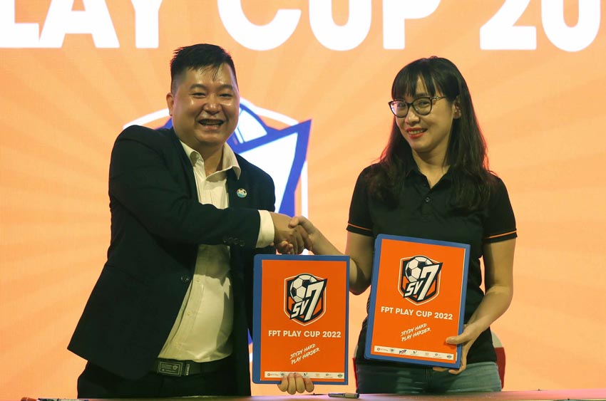 Lễ ký kết và công bố Giải bóng đá Sinh Viên 7 người TP.HCM - FPT Play Cup 2022 - 1
