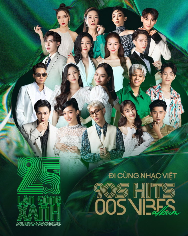 Làn Sóng Xanh công bố chuỗi hoạt động kỷ niệm 25 năm, mở màn cùng 90sHITS00sVIBES 1