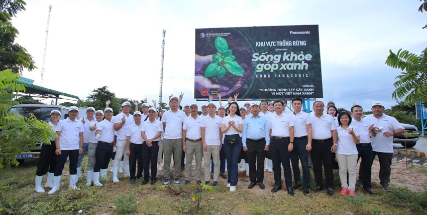 Panasonic khởi động chương trình trồng rừng 'Sống khỏe góp xanh' - 2