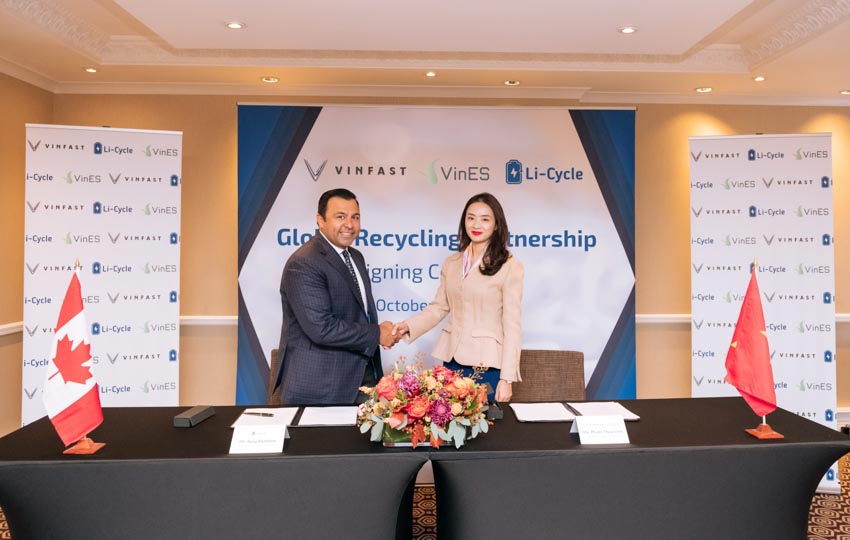 Vines và Li-Cycle công bố hợp tác tái chế pin toàn cầu - 2