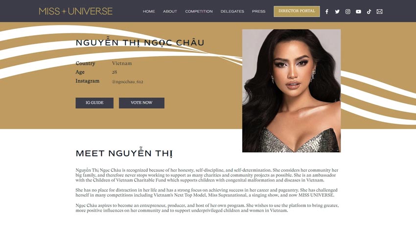 Hoa hậu Ngọc Châu tung ảnh profile với layout sắc sảo và quyến rũ - 3