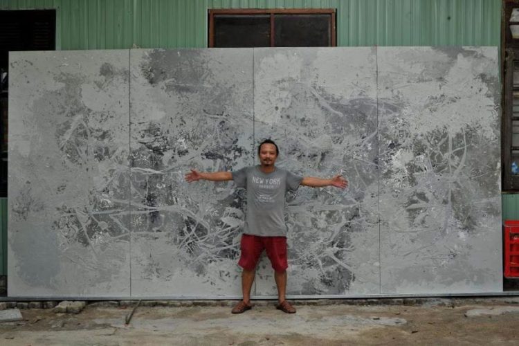 Hoạ sĩ Ngô Thanh Hùng và thử nghiệm chất liệu mài đặc biệt - 4