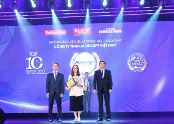 Aconcept nhận danh hiệu sản phẩm - dịch vụ Tin dùng Việt Nam 2022