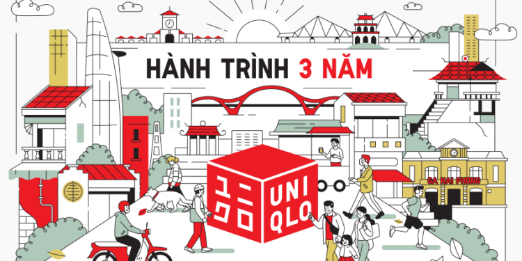 kỷ niệm 3 năm UNIQLO tại Việt Nam