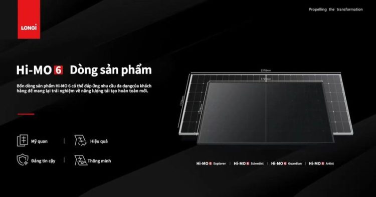 LONGi kết hợp công nghệ quang điện và thẩm mỹ kiến trúc với mô-đun HI-MO 6