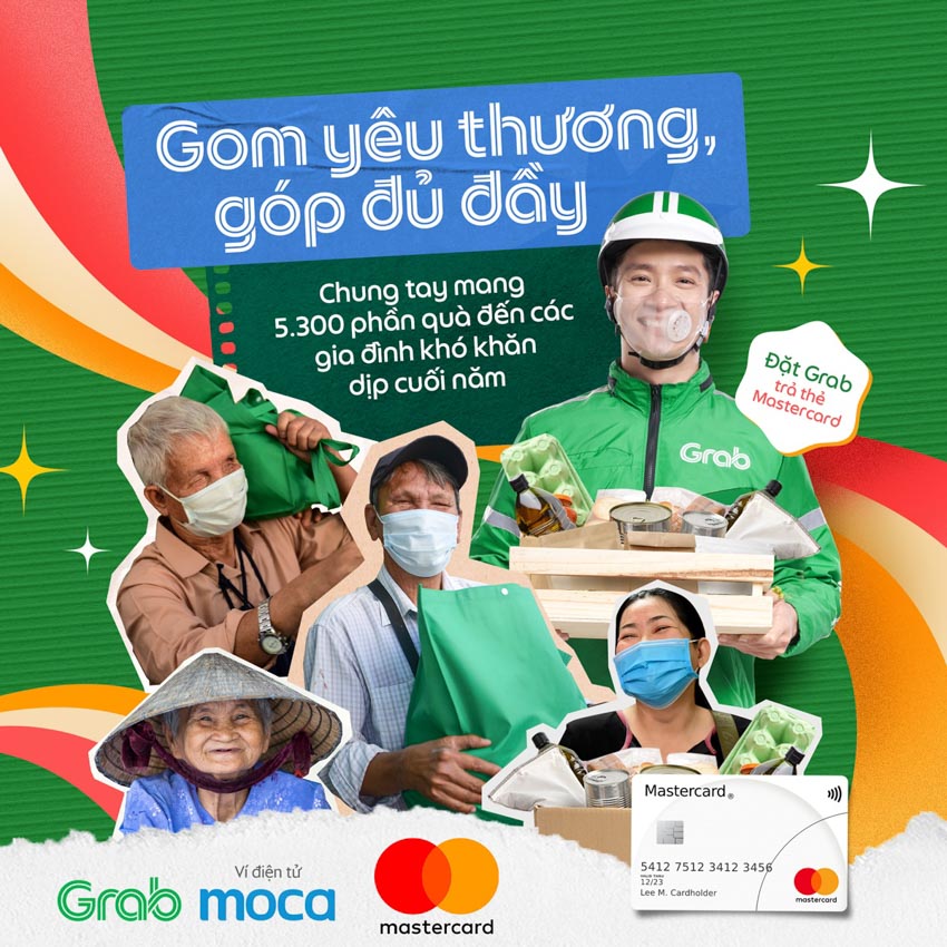 Mastercard và Grab Việt Nam tiếp tục triển khai dự án hợp tác 'Trao sẻ chia, nhận nụ cười' - 1