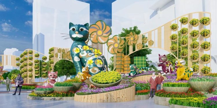 Đường hoa Tết 2023 ghi mốc 20 năm Đường hoa Nguyễn Huệ - 1