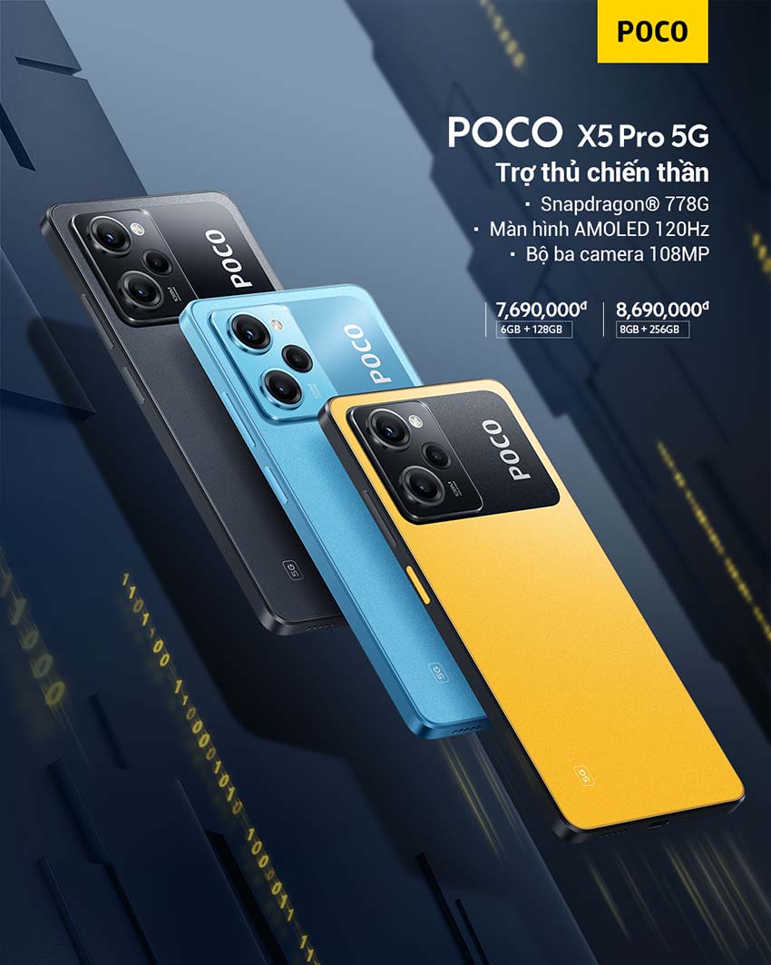 Bộ đôi POCO X5 Series chính thức ra mắt: Cấu hình khủng, thiết kế cho game thủ - 3