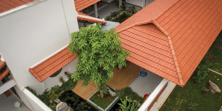 Nhà ba gian hiện đại