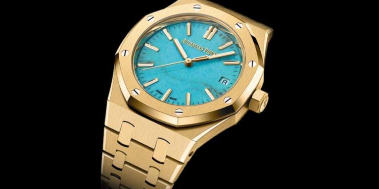 Royal Oak Selfwinding mới với mặt đồng hồ màu ngọc lam tự nhiên - 1