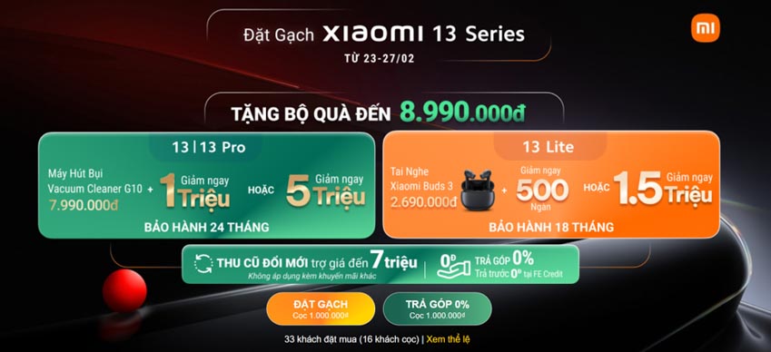 Thế Giới Di Động mở đặt trước Xiaomi 13 Series từ 22,99 triệu cùng ưu đãi đến 8,99 triệu đồng - 5