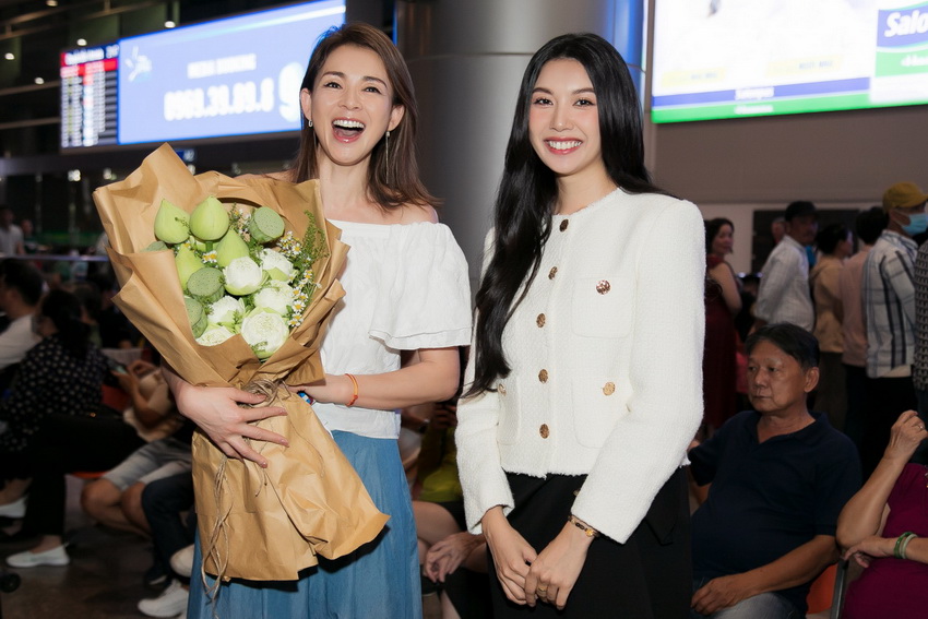Á hậu Thúy Vân đón siêu mẫu người Nhật Shiho Yano đến Việt Nam 04