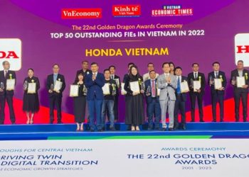 Honda Việt Nam vinh dự nhận giải thưởng Rồng Vàng lần thứ 18