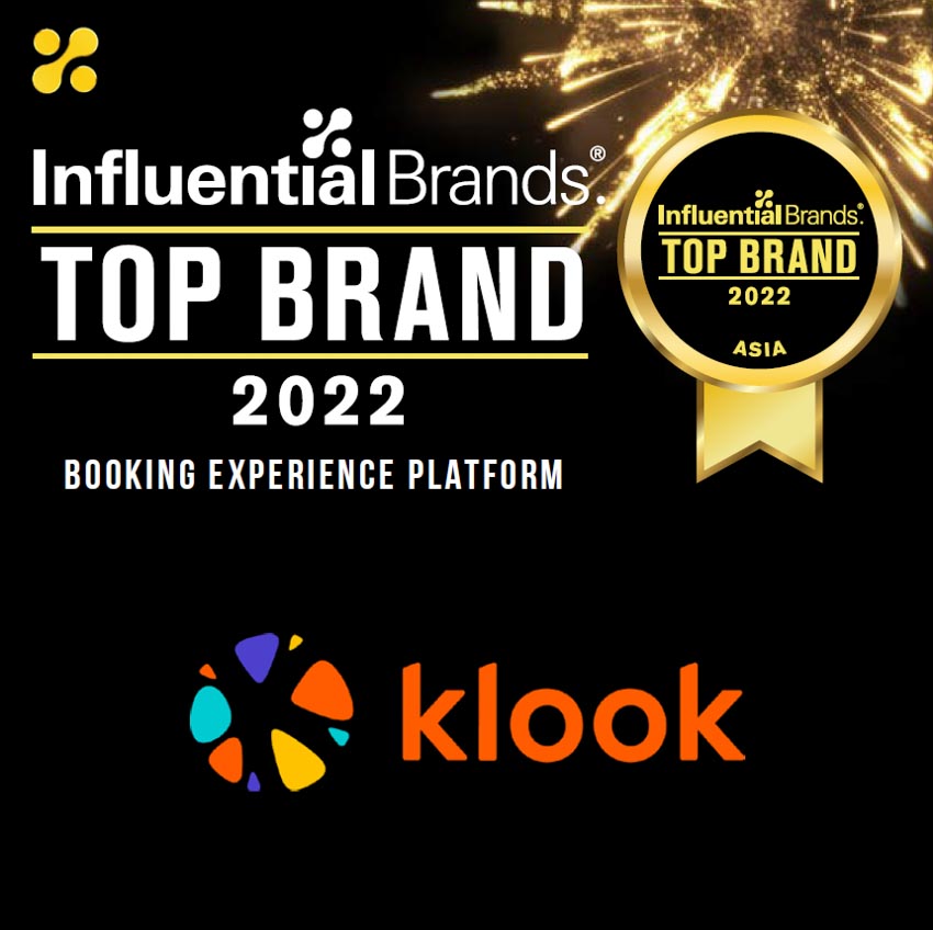 Klook được vinh danh Nền tảng đặt trải nghiệm có tầm ảnh hưởng hàng đầu châu Á năm 2022 bởi Influential Brands - 3