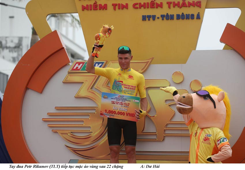 Đua Xe đạp HTV – Tôn Đông Á  lần thứ 35 – 2023: Petr Rikunov (TLT) mang chiến thắng về ngay trên TP Long Xuyên - 12
