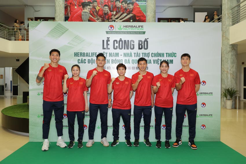 Herbalife Việt Nam là Nhà tài trợ chính thức cho các đội tuyển bóng đá quốc gia Việt Nam - 3