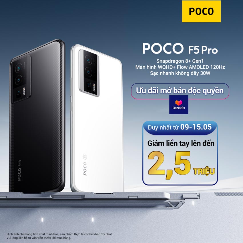 POCO F5 Pro chính thức ra mắt với vi xử lý Snapdragon® 8+ Gen 1- 3