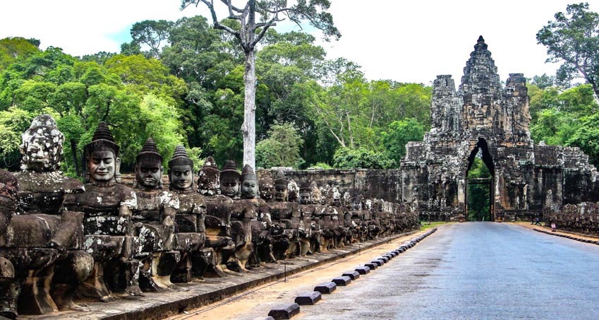 Chùm ảnh các tay đua nữ thi đấu vòng quanh Angkor Wat - 13