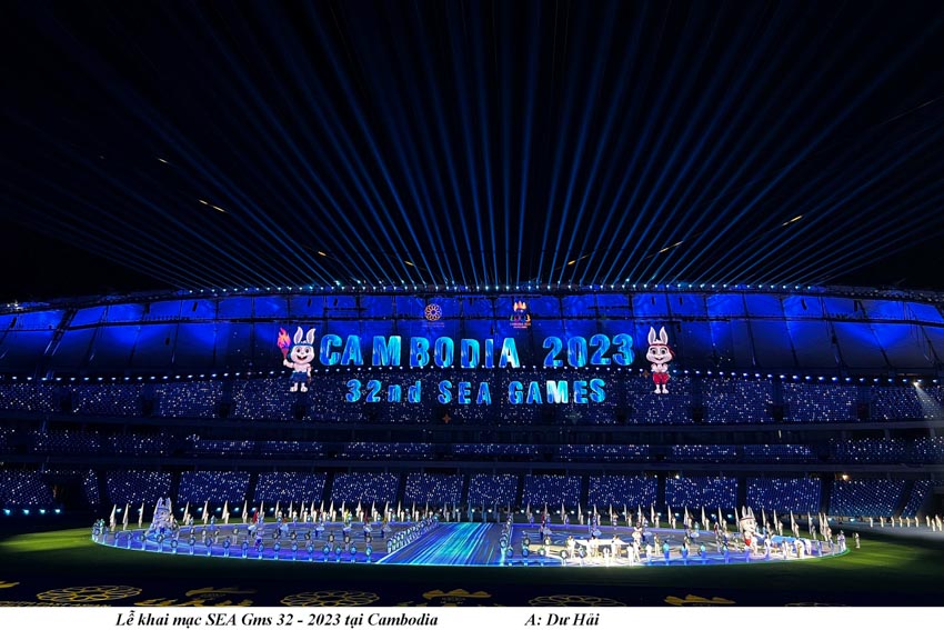 Chùm ảnh chuẩn bị cho lễ khai mạc SEA Games 32 -2023 tại Cambodia - 6