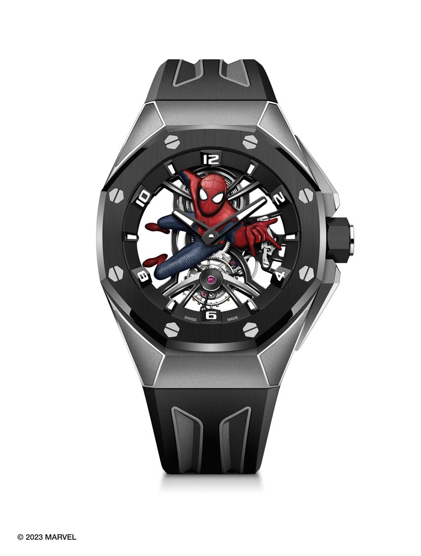 Audemars Piguet tiếp tục hợp tác với Marvel để ra mắt chiếc Royal Oak Concept Tourbillon 'Spider-Man' - 11