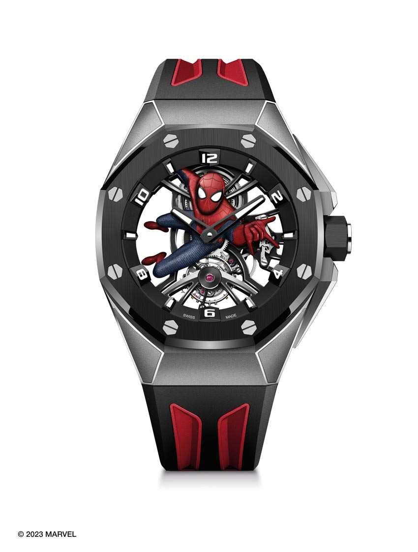 Audemars Piguet tiếp tục hợp tác với Marvel để ra mắt chiếc Royal Oak Concept Tourbillon 'Spider-Man' - 10
