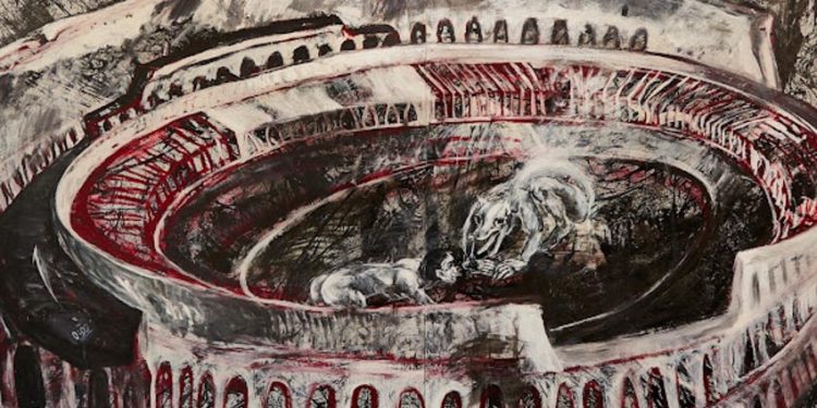 Triễn lãm KHÔNG GIAN KHÁC một tam giác hình thành xã hội loài người trong tưởng tượng họa sĩ Phạm ThanhToàn - 1