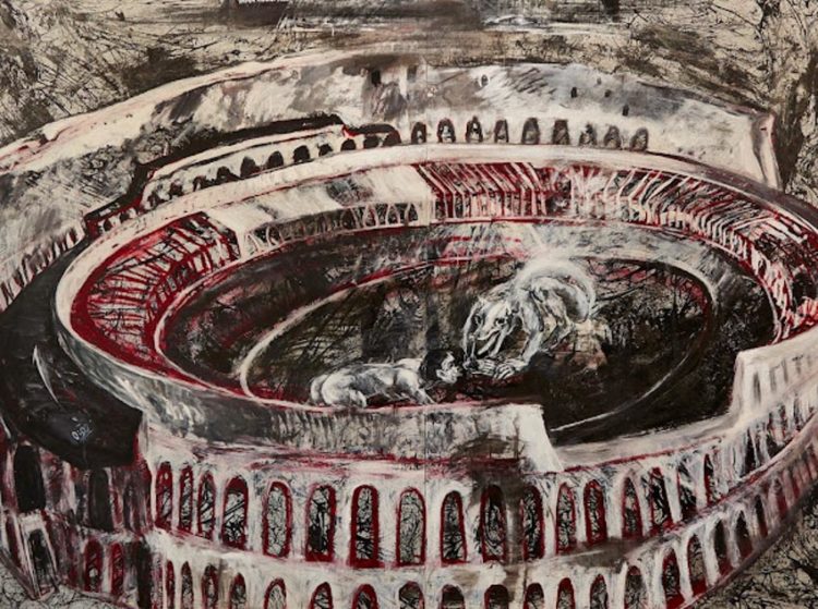 Triễn lãm KHÔNG GIAN KHÁC một tam giác hình thành xã hội loài người trong tưởng tượng họa sĩ Phạm ThanhToàn - 1