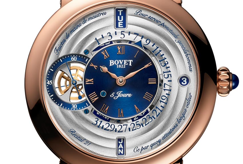 Bovet Récital 21 Retrograde Perpetual Calendar - Nét đột phá về tính sáng tạo và thiết kế trong chế tác đồng hồ - 1